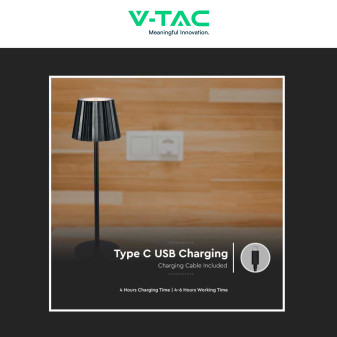 VT-1028 Lampada LED da Tavolo 3in1 1,5W Dimmerabile Touch V-Tac