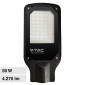 V-Tac VT-15057ST Lampada Stradale LED 50W SMD Lampione IP65 Colore Nero - SKU 10208 / 10209