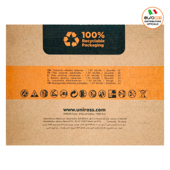 Uniross Industrial 360 Stilo AA LR6 1,5 V + 360 Ministilo AAA LR03 1,5 V - 720 Batterie