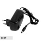 Universo Alimentatore 24W 12V IP44 Plug&amp;Play con Jack 2.1 Colore Nero - mod. S-2A-12V-N