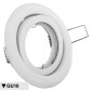 Kanlux ARGUS II CT-2115-W Portafaretto Rotondo Orientabile da Incasso con Portalampada per Lampadine GU10 - mod. 37163