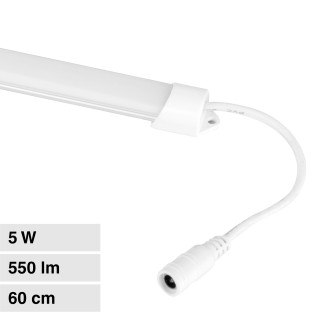 Striscia LED Rigida 5W SMD 120 LED/m 12V in Alluminio 60cm Universo
