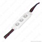 V-Tac VT-50506 Modulo 3 LED 0,72W SMD 12V RGB Impermeabile IP67 - SKU 5134