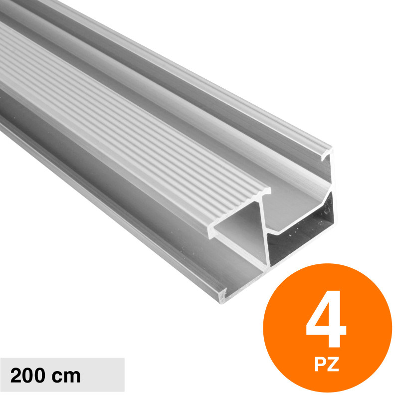 4 Binari in Metallo per Pannelli Solari V-Tac