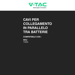 Cavi di Collegamento in Parallelo di Batterie V-Tac