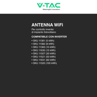 Modulo WiFi Inverter Impianti Fotovoltaici V-Tac VT-660000