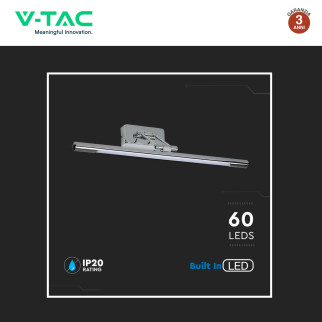 Lampada LED da Specchio 13W VT-7012 SMD Colore Cromo V-Tac
