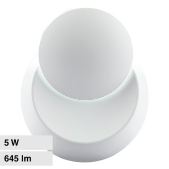 VT-757 Lampada LED da Muro 5W Ruotabile SMD Bianca V-Tac