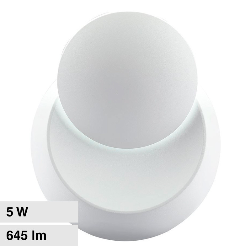 VT-757 Lampada LED da Muro 5W Ruotabile SMD Bianca V-Tac