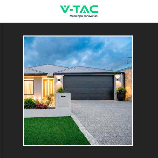 VT-844 Lampada LED da Muro 4W SMD IP65 Colore Nero V-Tac