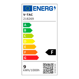VT-810 Lampada LED da Parete 9W SMD Colore Nero V-Tac