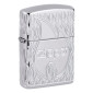 Zippo Accendino a Benzina Ricaricabile ed Antivento con Fantasia Flame Design- mod. 48838