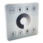LEDCO Controller Dimmer Touch Wireless in Vetro da Parete per Strisce LED Runner Colore Bianco - mod. CT610/P