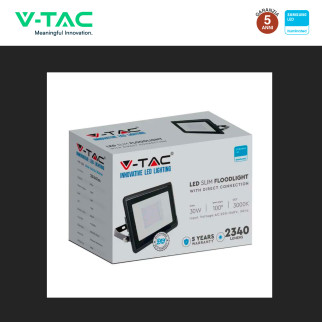 VT-138 Faro LED Floodlight 30W SMD Chip Samsung IP65 V-Tac