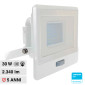 V-Tac VT-138S Faro LED Floodlight 30W SMD IP65 Chip Samsung Sensore Movimento e Crepuscolare Bianco - SKU 20274 / 20275 / 20276