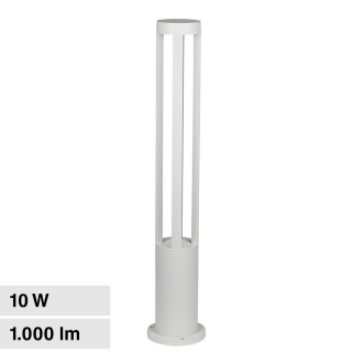 VT-820 Lampada LED Giardino 10W COB CREE Bianca IP65 V-Tac