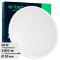 V-Tac VT-8630 Plafoniera LED Rotonda 36W SMD IP44 Colore Bianco - SKU 76211 /  76221 / 76231