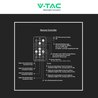 VT-8630 Plafoniera LED Rotonda 36W SMD IP44 Colore Bianco V-Tac