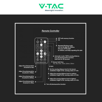 VT-8630 Plafoniera LED Rotonda 18W SMD IP44 Colore Bianco V-Tac