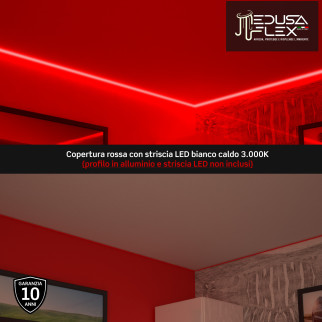 Medusaflex Aurelia Copertura Angolare Rossa per Profilo