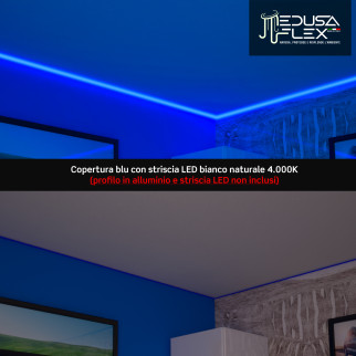 Medusaflex Aurelia Copertura Angolare Blu per Profilo