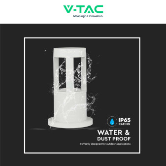 VT-830 Lampada LED Giardino 10W COB CREE Bianca IP65 V-Tac