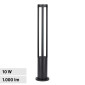 V-Tac VT-820 Lampada LED da Giardino 10W COB CREE Lampione Bollard da Terra IP65 Colore Nero - SKU 128333
