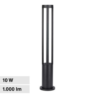 VT-820 Lampada LED Giardino 10W COB CREE Nera IP65 V-Tac