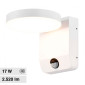 V-Tac VT-11020S Lampada LED da Muro 17W Wall Light SMD Applique IP65 con Sensore PIR di Movimento Bianca - SKU 2955 / 2954