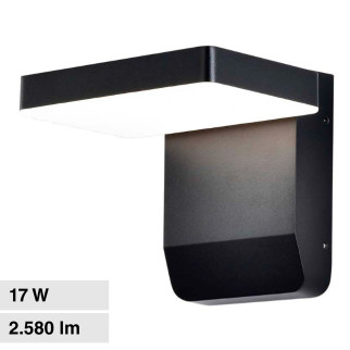 VT-11020 Lampada LED da Muro 17W SMD IP65 Nero V-Tac