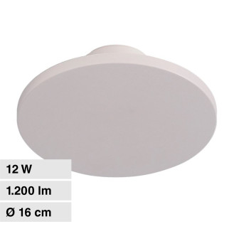 VT-8612 Plafoniera LED 12W SMD IP65 Bianca V-Tac
