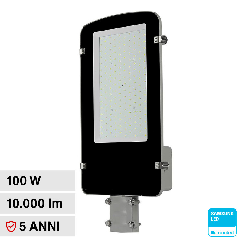 VT-100ST Lampada Stradale LED 100W Chip Samsung V-Tac Pro