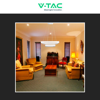 VT-101-2D Lampadario LED a Sospensione 113W SMD Bianco V-Tac