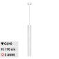 V-Tac VT-976 Lampadario a Sospensione con Portalampada Per Lampadine GU10 in Alluminio Colore Bianco - SKU 6780