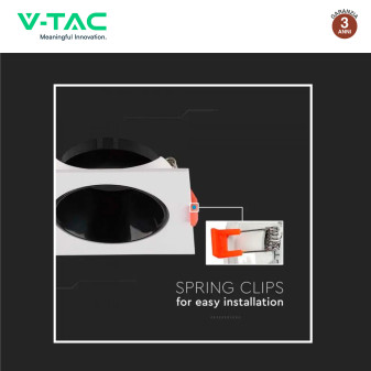 Portafaretto da Incasso per GU10 e GU5.3 V-Tac VT-932