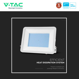 V-Tac Pro VT-44300 Faro LED 300W SMD IP65 bianco
