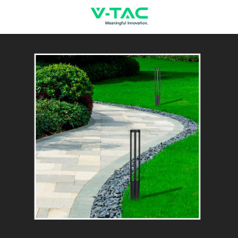 VT-820 Lampada LED Giardino 10W COB CREE Grigia IP65 V-Tac