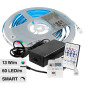 V-Tac VT-5050 Striscia LED Flessibile Smart RGB 65W SMD 60 LED/m 24V con Controller e Telecomando - Bobina da 5m - SKU 23145