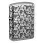 Zippo Accendino a Benzina Ricaricabile ed Antivento con Fantasia Geometric Pattern Design - mod. 49883