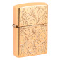 Zippo Accendino a Benzina Ricaricabile ed Antivento con Fantasia Swirl Pattern Design - mod. 48067