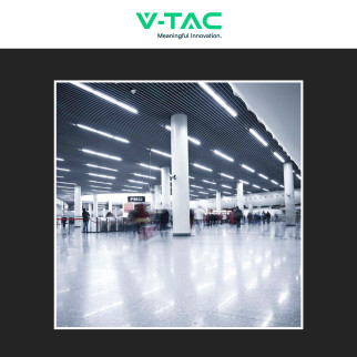 VT-80060 Tubo LED 18W 60cm Plafoniera Lineare Linkabile IP65 V-Tac