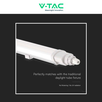 VT-80150 Tubo LED 48W 150cm Plafoniera Lineare Linkabile IP65 V-Tac