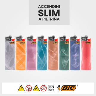 Bic Slim J23 Fantasia Conceptual - Serie da 5 Accendini