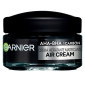 Garnier Air Cream Crema Viso Idratante Matificante AHA + BHA con Carbone per Pelli Sensibili - Barattolo da 50ml
