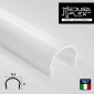 MedusaFlex Copertura Opaca in Policarbonato per Profilo Piatto in Alluminio per Strisce LED Lunghezza 2 metri - mod. Aequorea