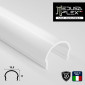 MedusaFlex Copertura Satinata in Policarbonato per Profilo Piatto in Alluminio per Strisce LED Lunghezza 2 metri - mod. Aequorea
