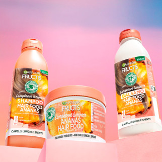 Hair Food Ananas Balsamo Lunghezze Luminose Garnier Fructis