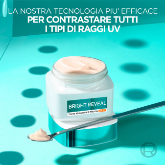 Bright Reveal Crema Viso Idratante Anti-Macchie SPF 50 L'Oréal Paris