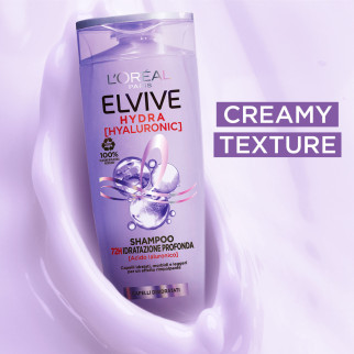 Shampoo 72H Idratazione Profonda Elvive Hydra Hyaluronic L'Oréal Paris