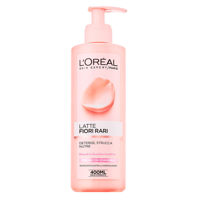 Latte Struccante Viso Fiori Rari Pelli Secche Sensibili L'Oréal Paris